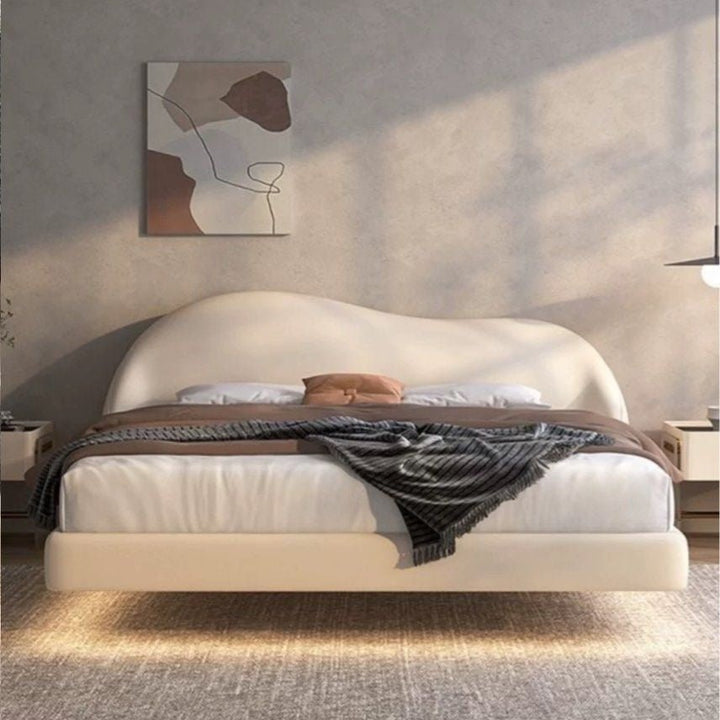 Luxeo Floating Leather LED Bedframe - Exclusivia