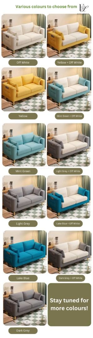 MAARTI Modern Fabric Sofa - Exclusivia