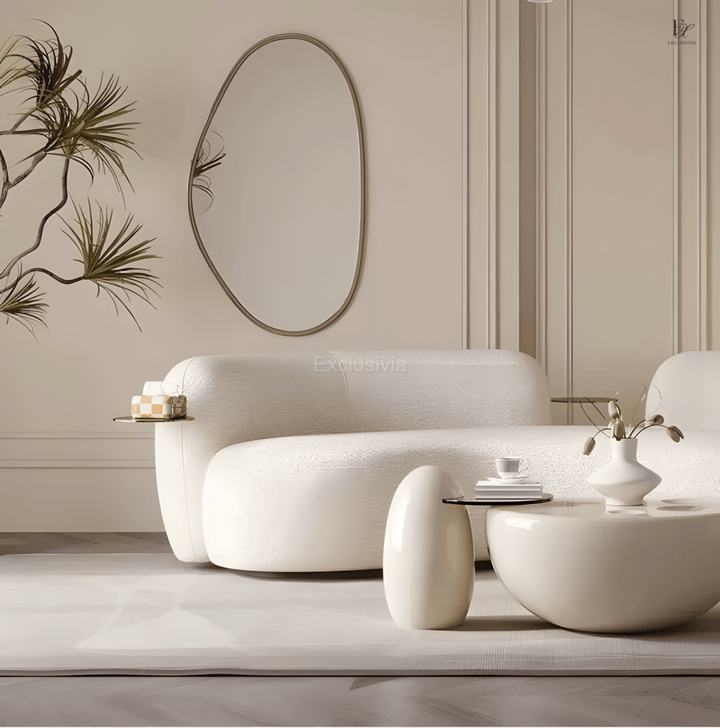MACIO Modern Boucle Sofa - Exclusivia