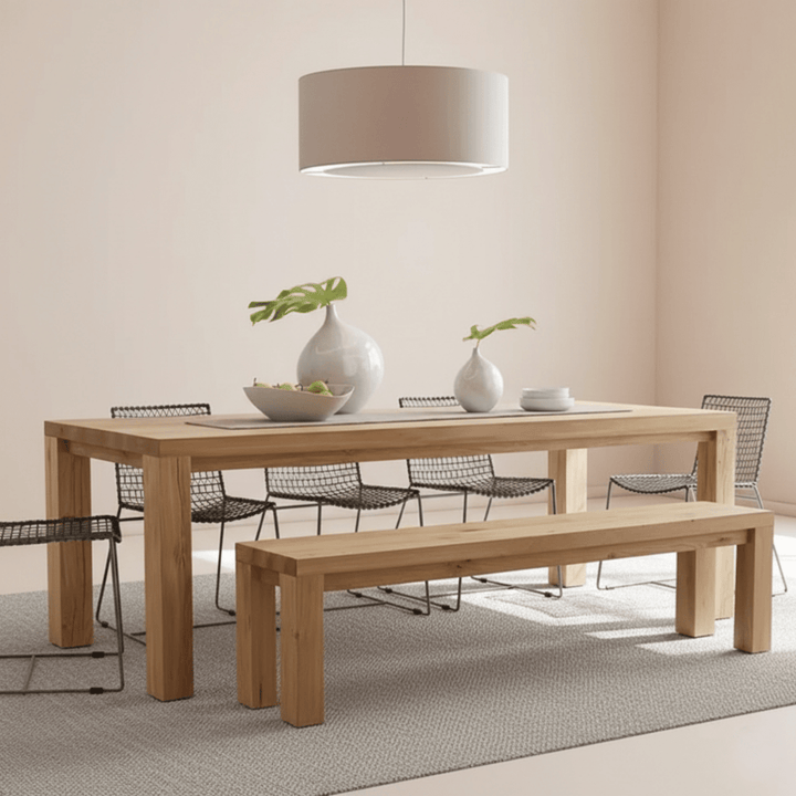 MAEVE Scandinavian Solid Wood Dining Table - Exclusivia