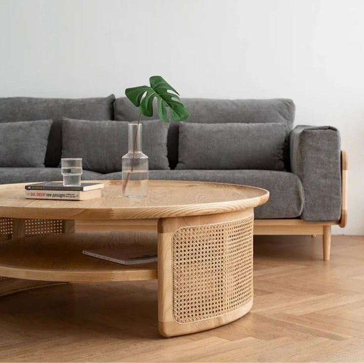 MAREN Solid Oak Coffee Table - Exclusivia
