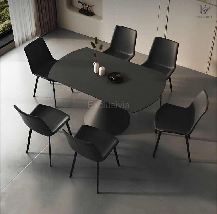 MARLOW Modern Extendable Sintered Stone Dining Table - Exclusivia