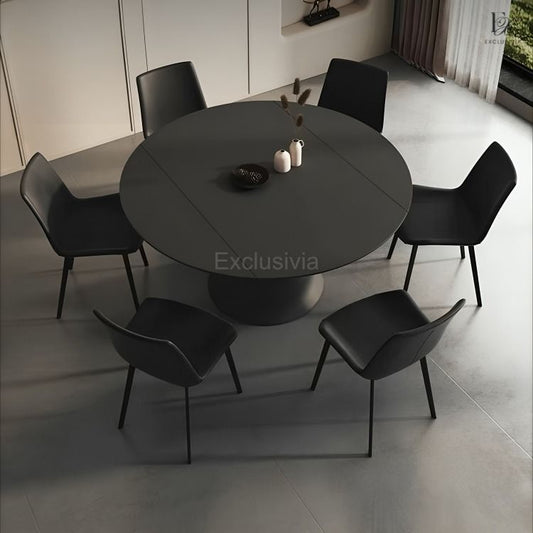 MARLOW Modern Extendable Sintered Stone Dining Table - Exclusivia