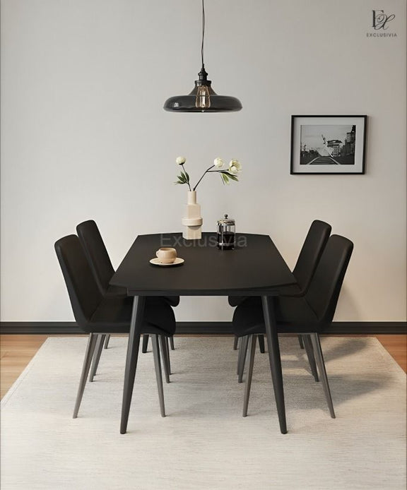 MARLOW Modern Extendable Sintered Stone Dining Table - Exclusivia