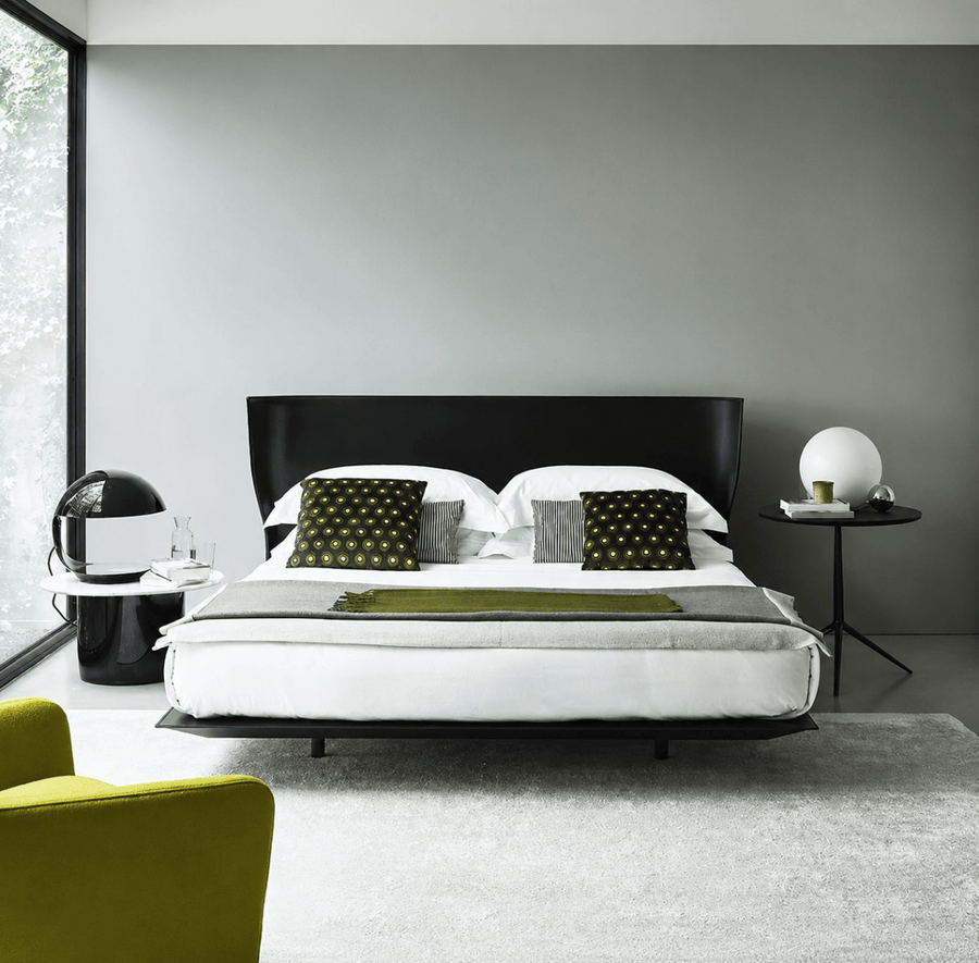 Marlow Modern Leather Bedframe - Exclusivia