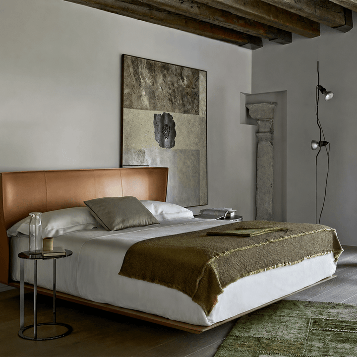 Marlow Modern Leather Bedframe - Exclusivia