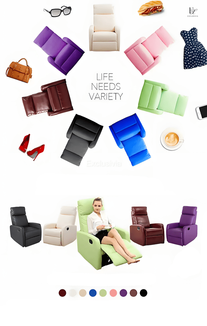 MATHILDA Recliner Rocking Armchair - Exclusivia