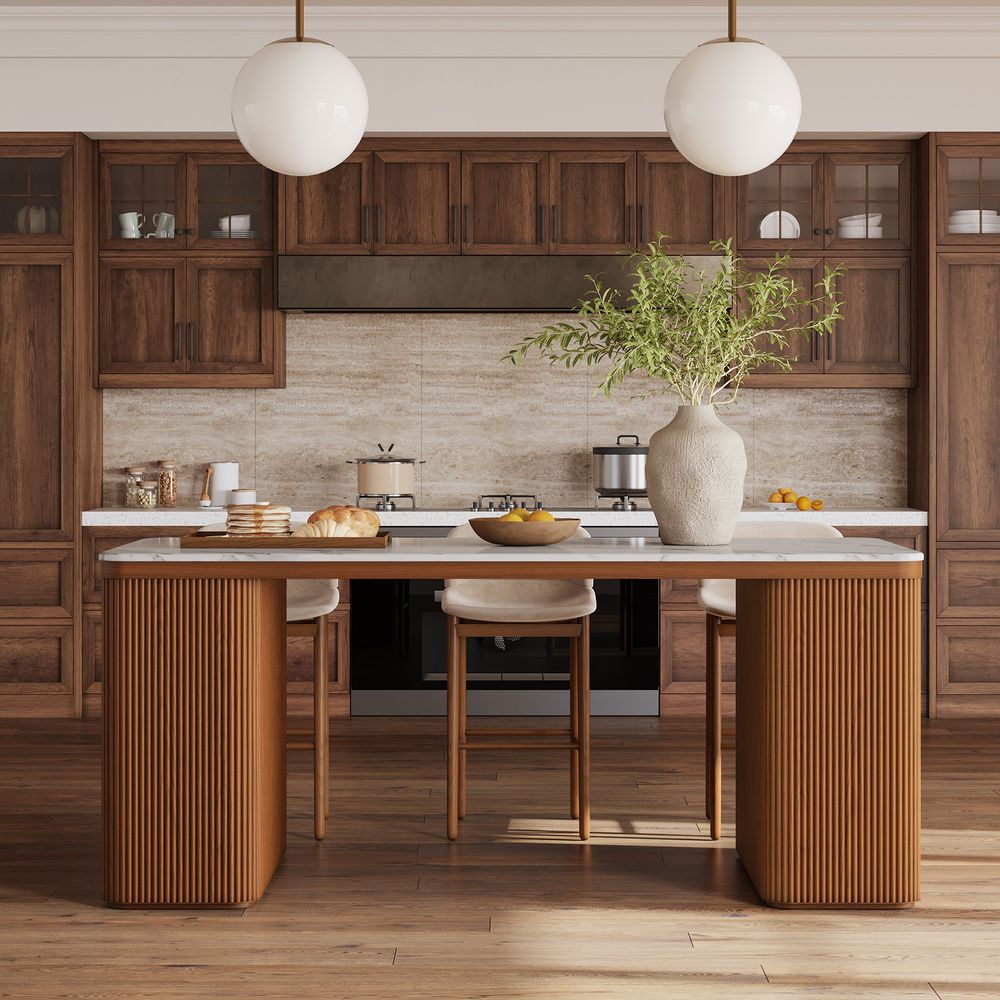 Mavrik Kitchen Island, 213cm - Exclusivia