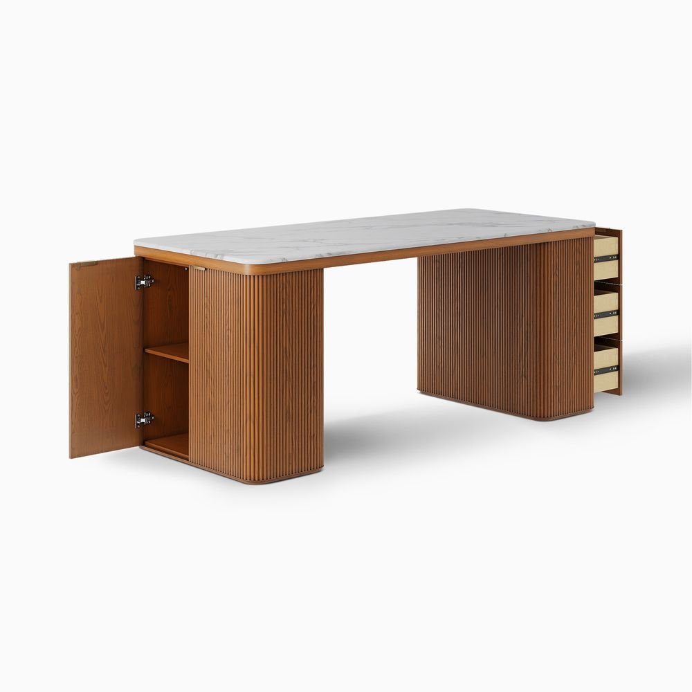 Mavrik Kitchen Island, 213cm - Exclusivia