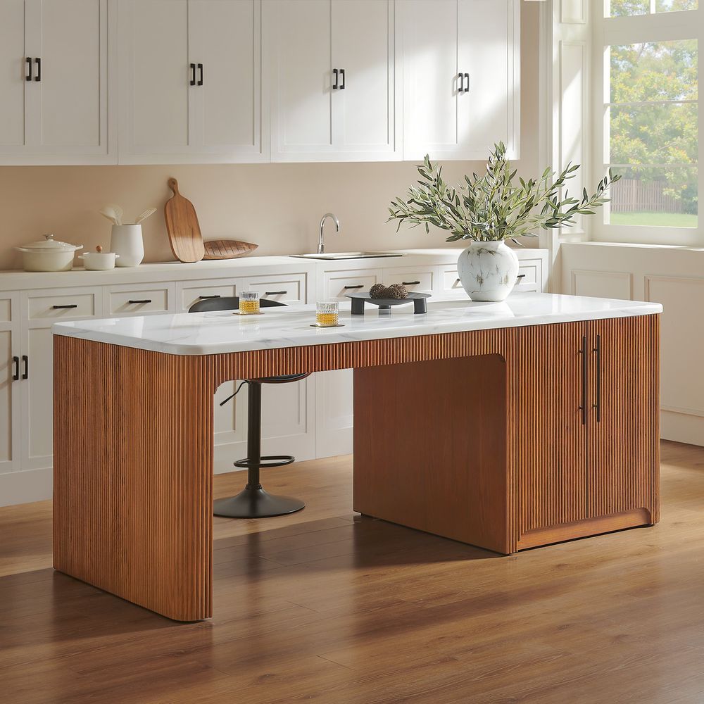 Mavrik Kitchen Island, 230cm - Exclusivia