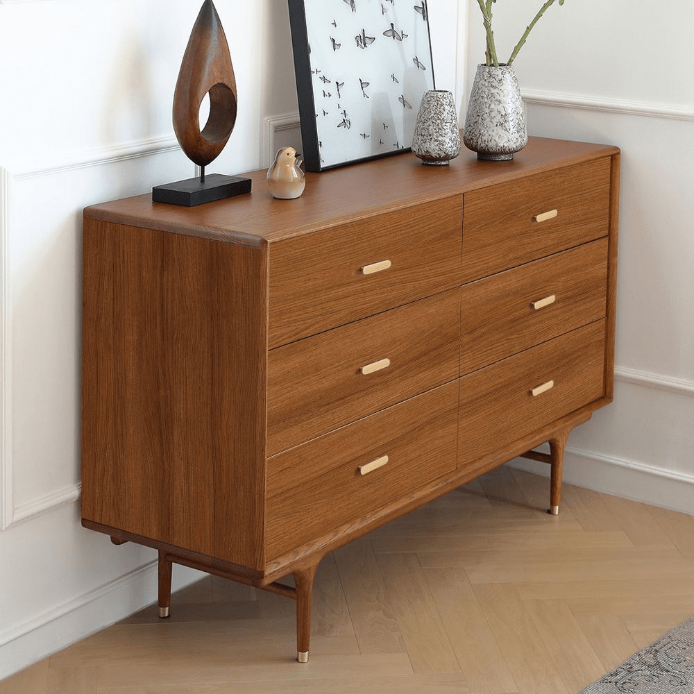Meridian 140 cm Mid - Century Modern Dresser - Exclusivia