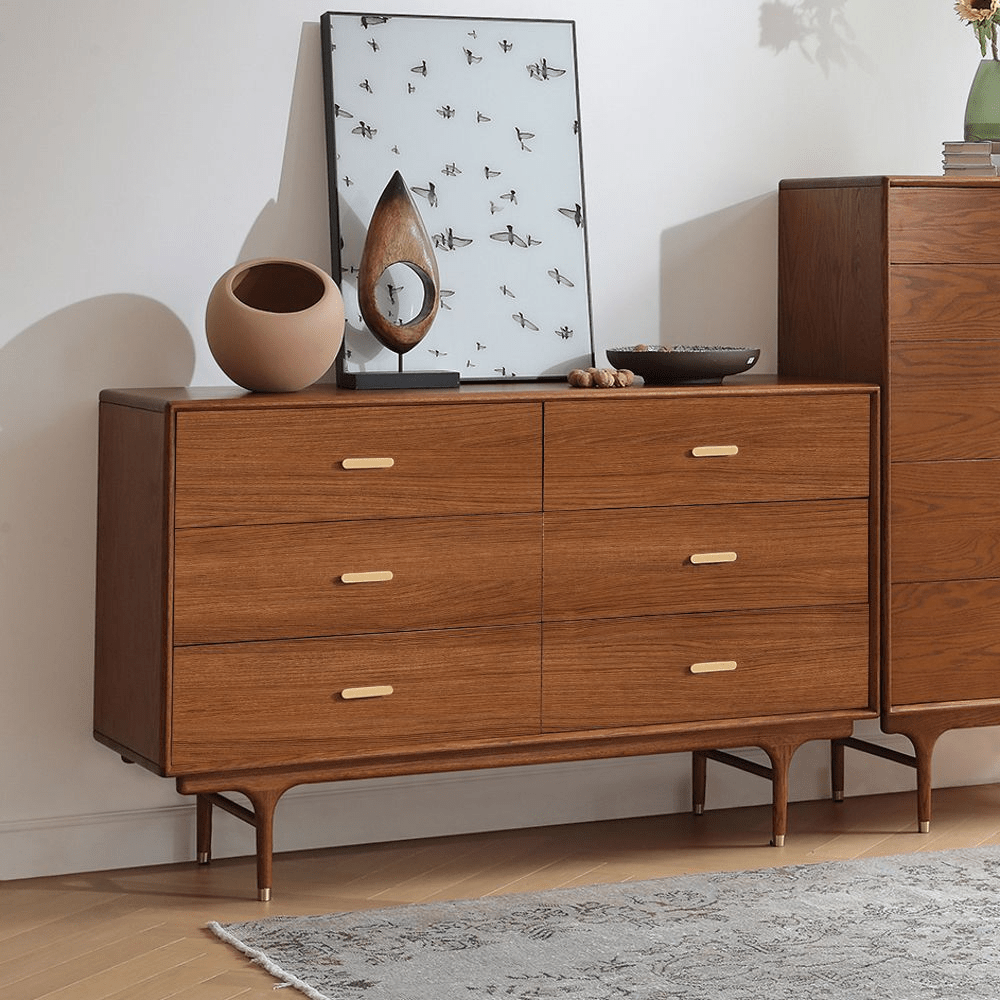 Meridian 140 cm Mid - Century Modern Dresser - Exclusivia