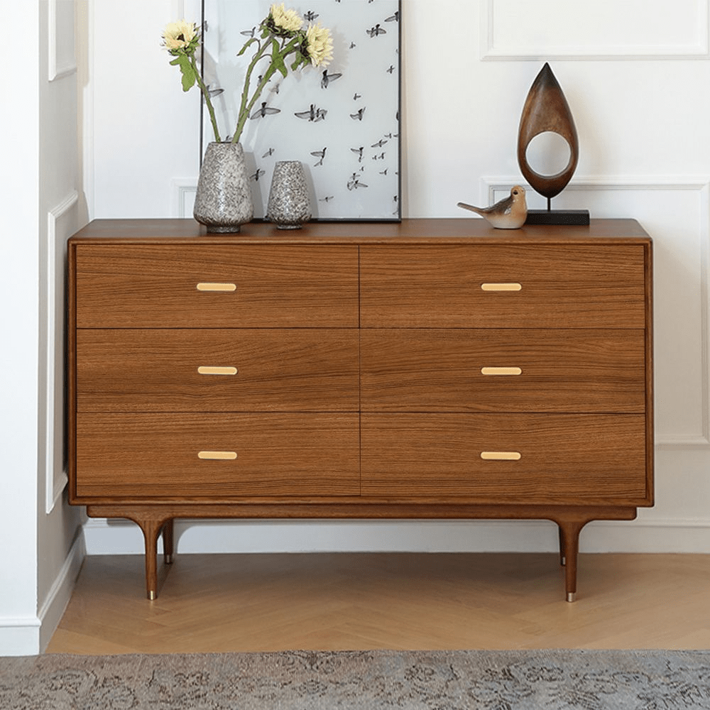 Meridian 140 cm Mid - Century Modern Dresser - Exclusivia