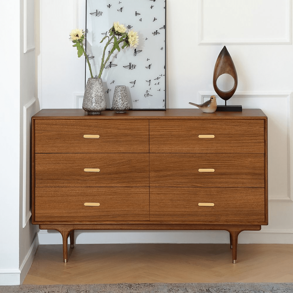 Meridian 140 cm Mid - Century Modern Dresser - Exclusivia