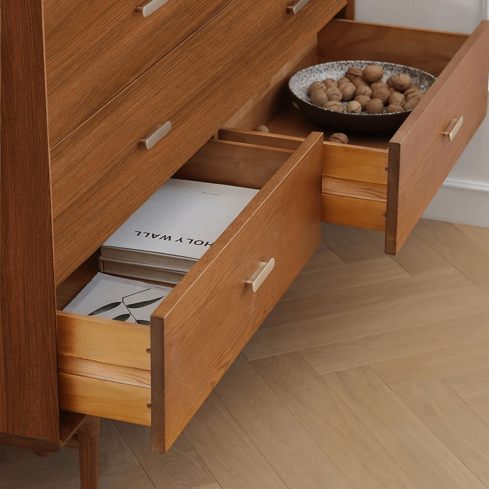 Meridian 140 cm Mid - Century Modern Dresser - Exclusivia