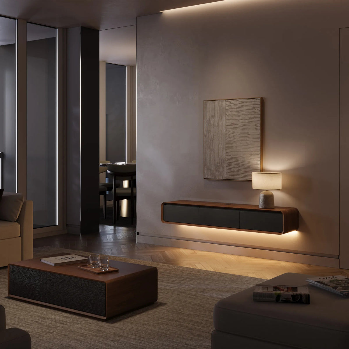 Merrin 160 cm Minimalist Floating TV Stand - Exclusivia