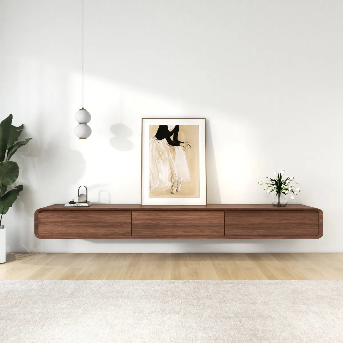 Merrin 160 cm Minimalist Floating TV Stand - Exclusivia