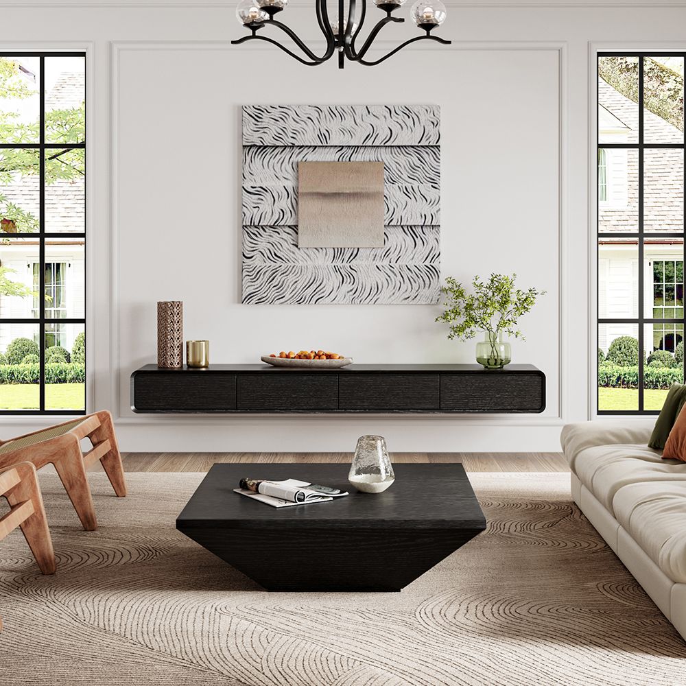 Merrin Minimalist Floating TV Stand - Exclusivia