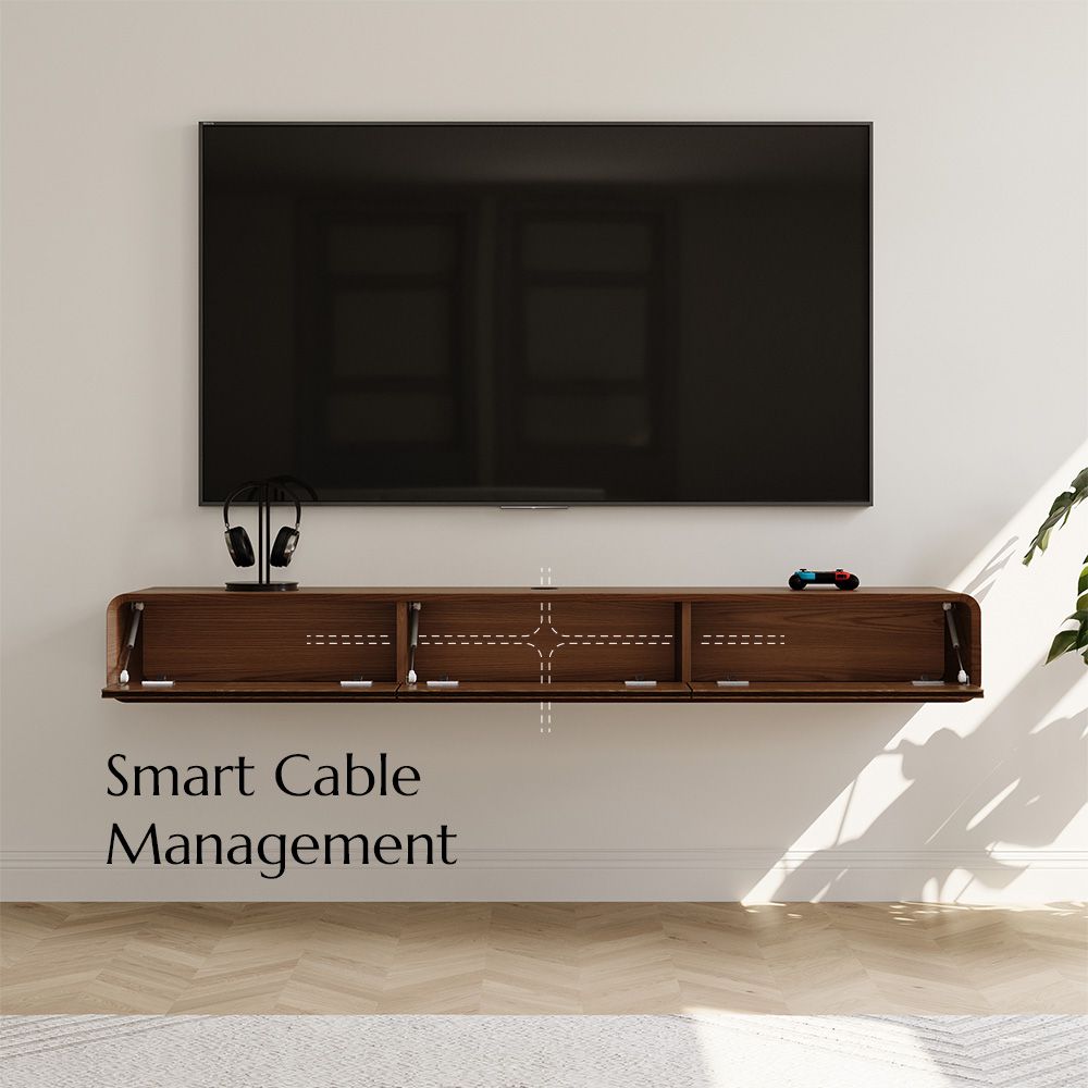 Merrin Minimalist Floating TV Stand - Exclusivia