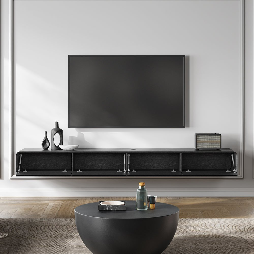 Merrin Minimalist Floating TV Stand - Exclusivia