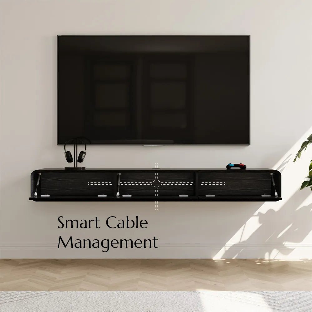 Merrin Minimalist Floating TV Stand - Exclusivia