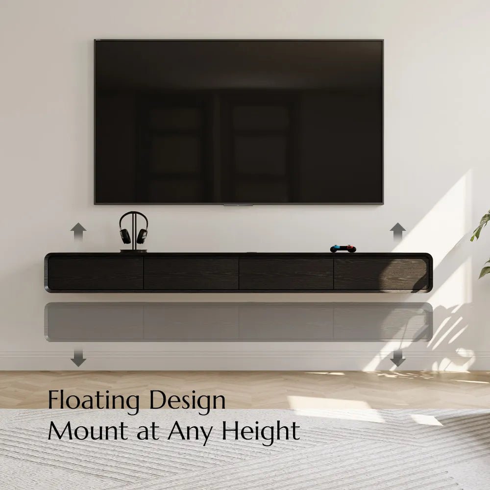 Merrin Minimalist Floating TV Stand - Exclusivia