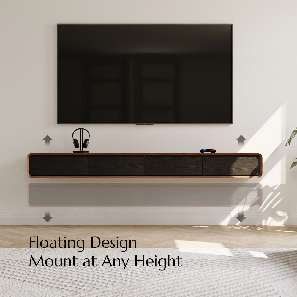 Merrin Minimalist Floating TV Stand - Exclusivia