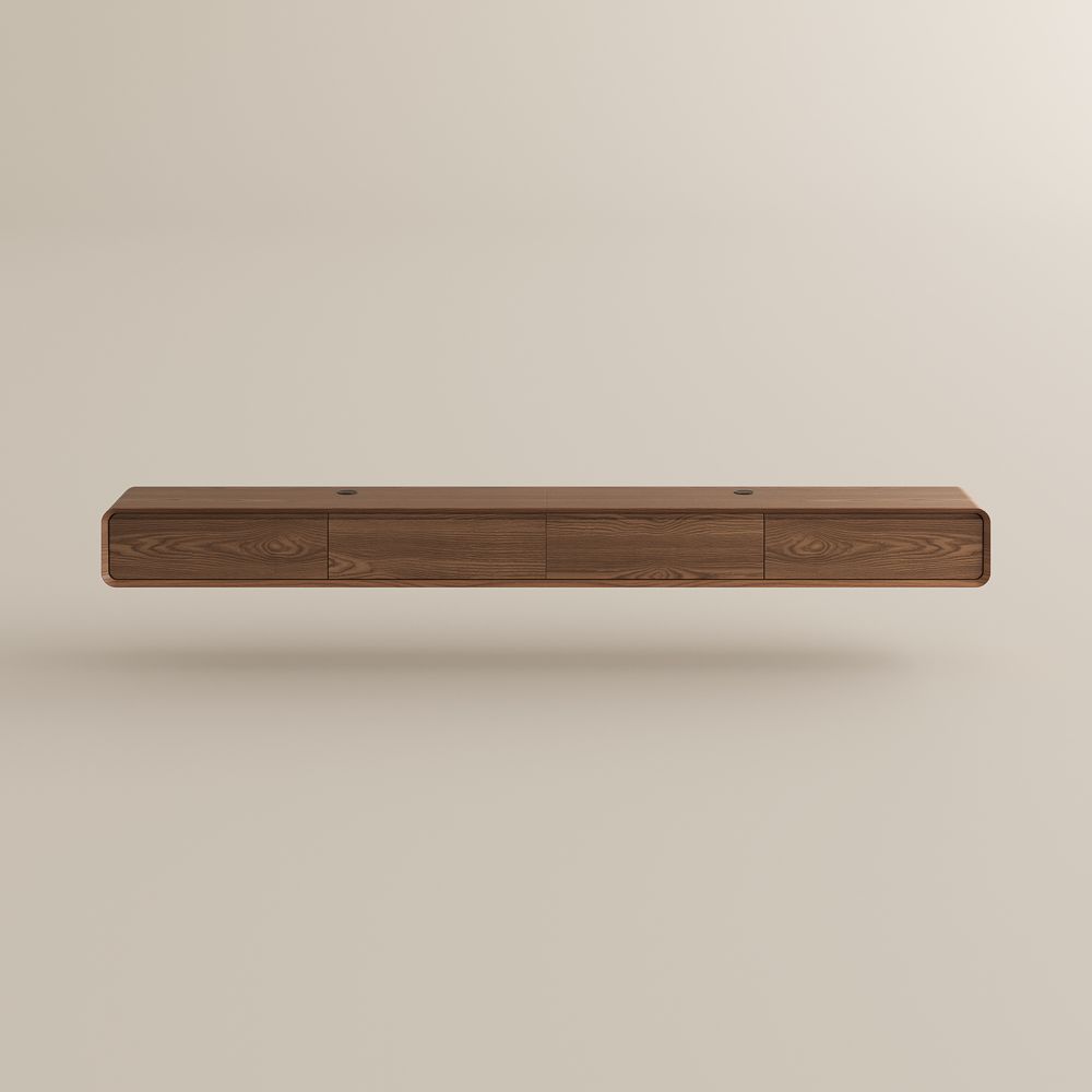 Merrin Minimalist Floating TV Stand - Exclusivia