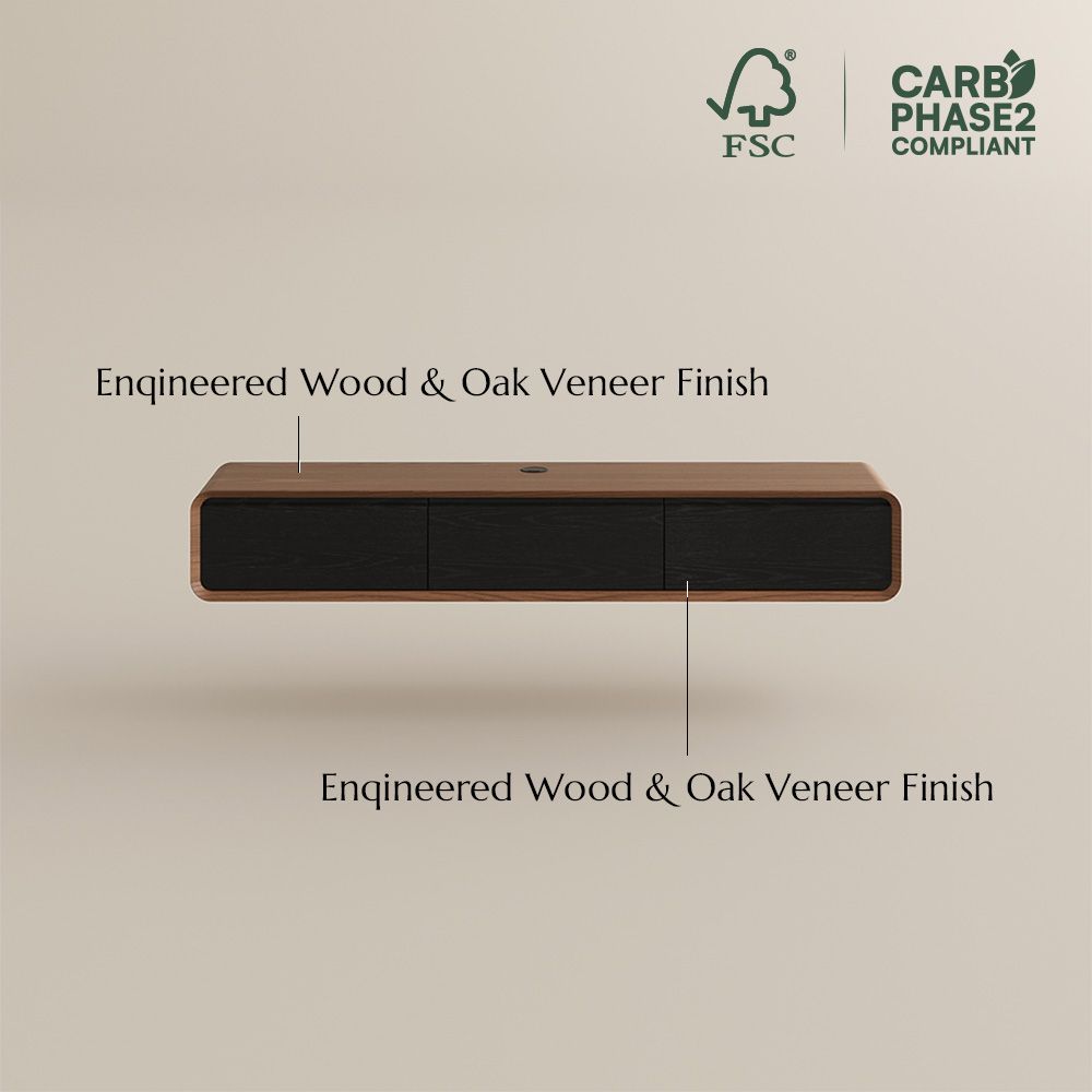 Merrin Minimalist Floating TV Stand - Exclusivia