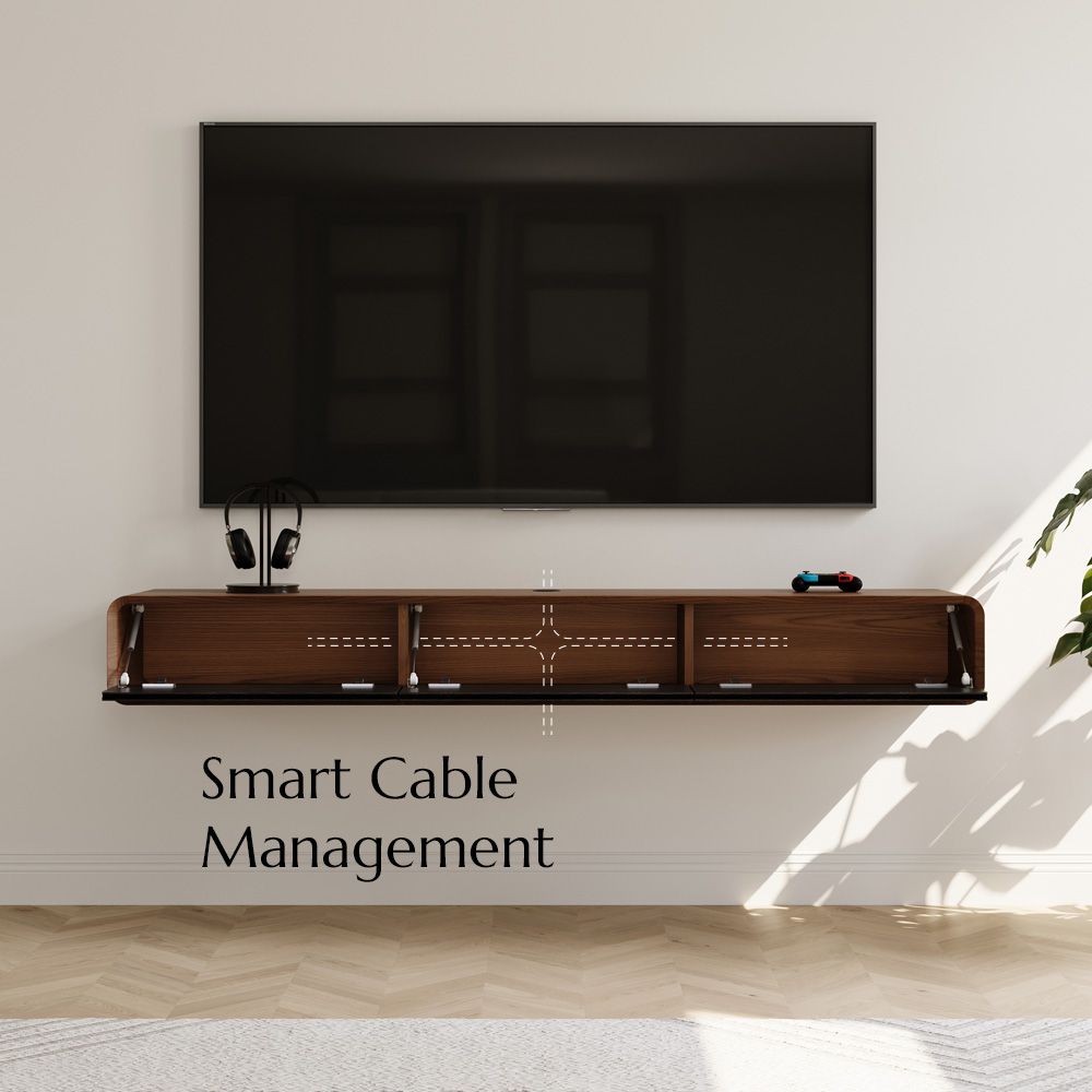 Merrin Minimalist Floating TV Stand - Exclusivia