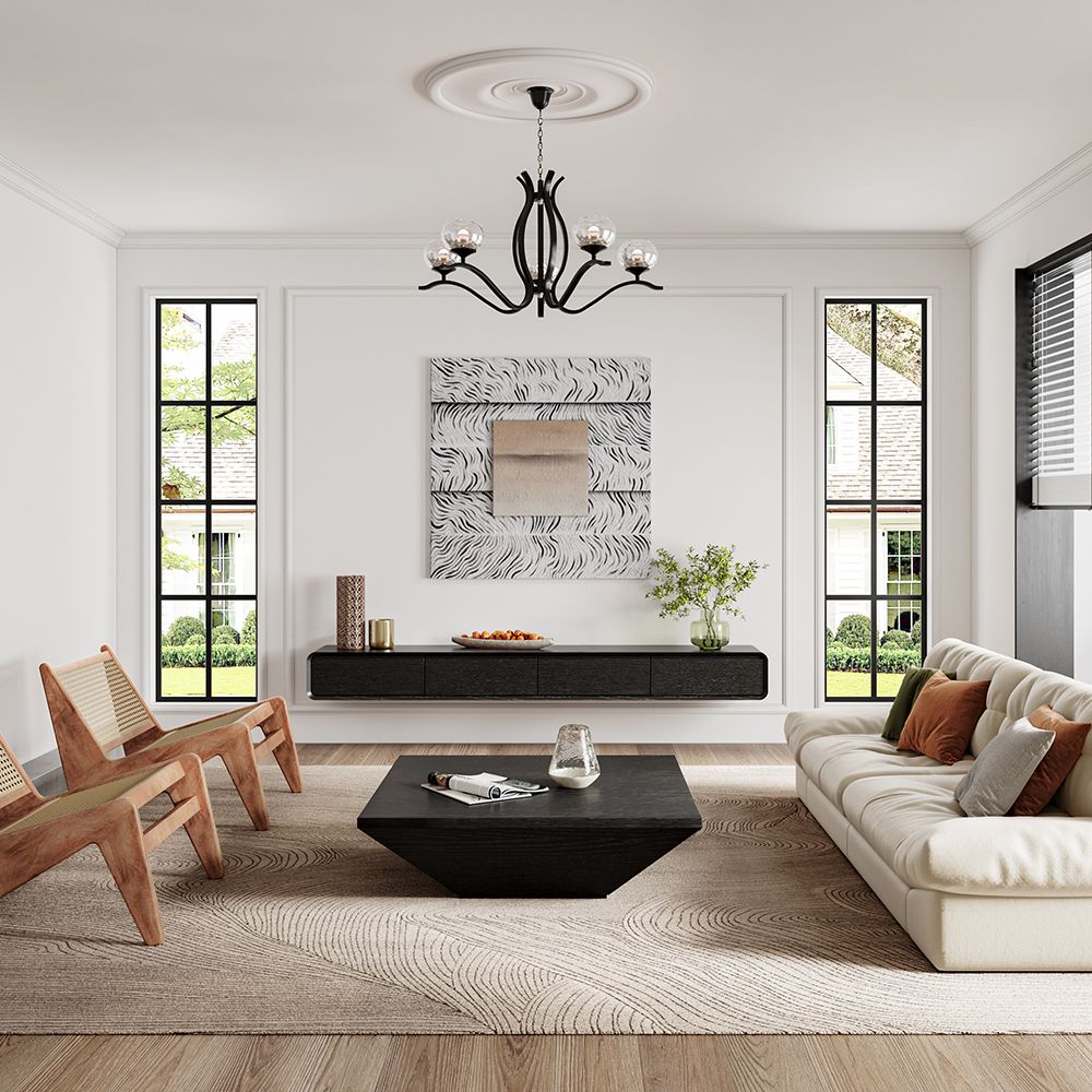 Merrin Minimalist Floating TV Stand - Exclusivia