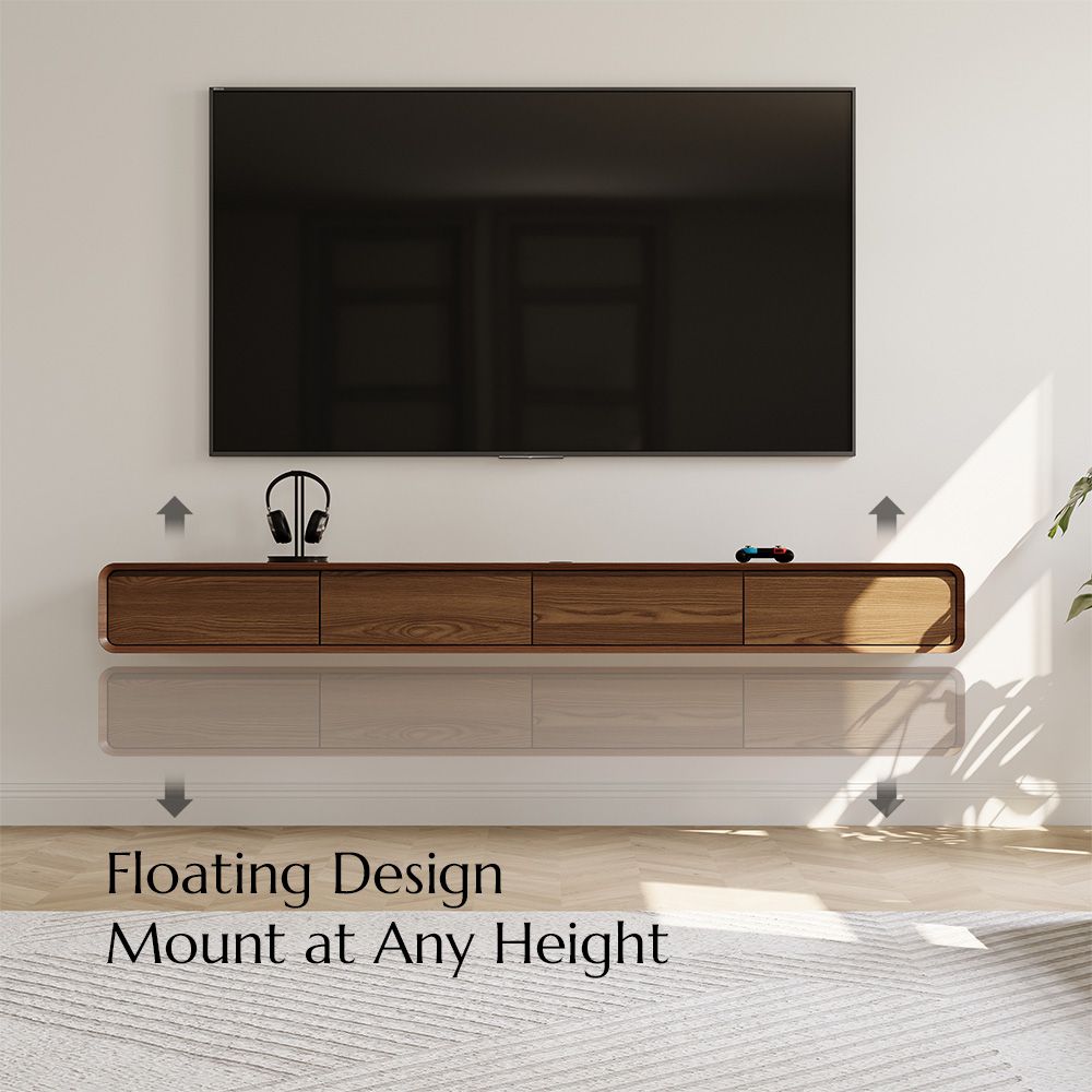 Merrin Minimalist Floating TV Stand - Exclusivia