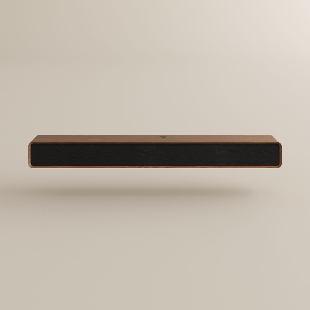 Merrin Minimalist Floating TV Stand - Exclusivia