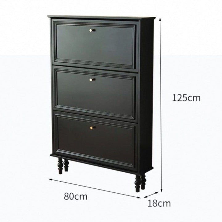 VIREL Victorian Slim Shoe Cabinet