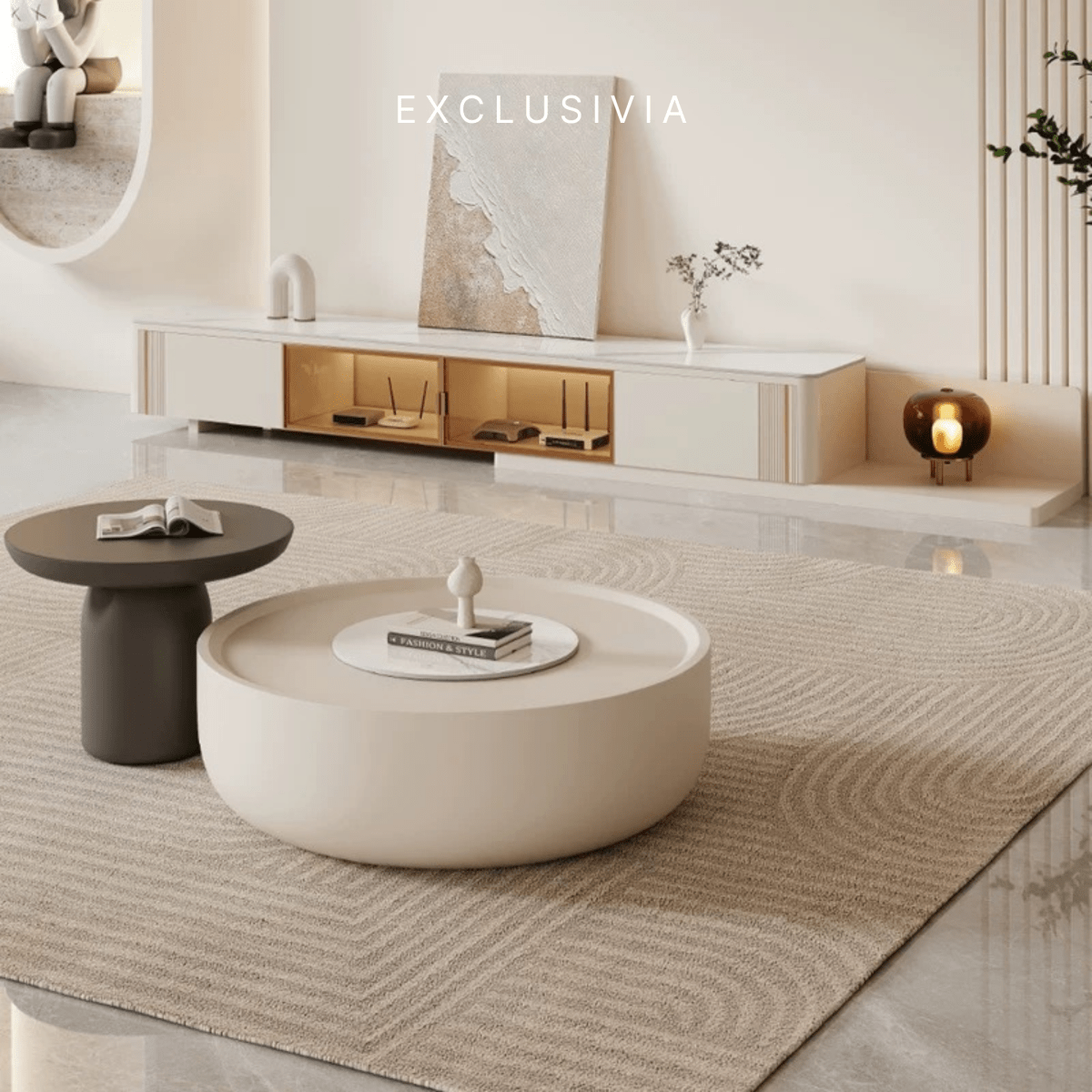 MILANO Extendable TV Console & Coffee Table Set - Exclusivia