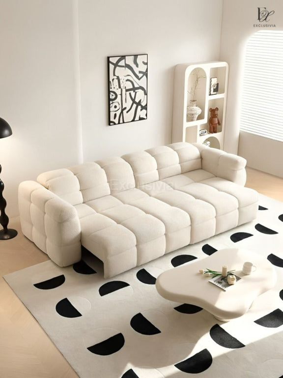 MILER Modern Electric Motorised Boucle Sofa - Exclusivia