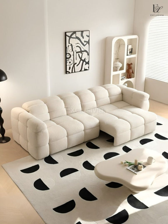 MILER Modern Electric Motorised Boucle Sofa - Exclusivia