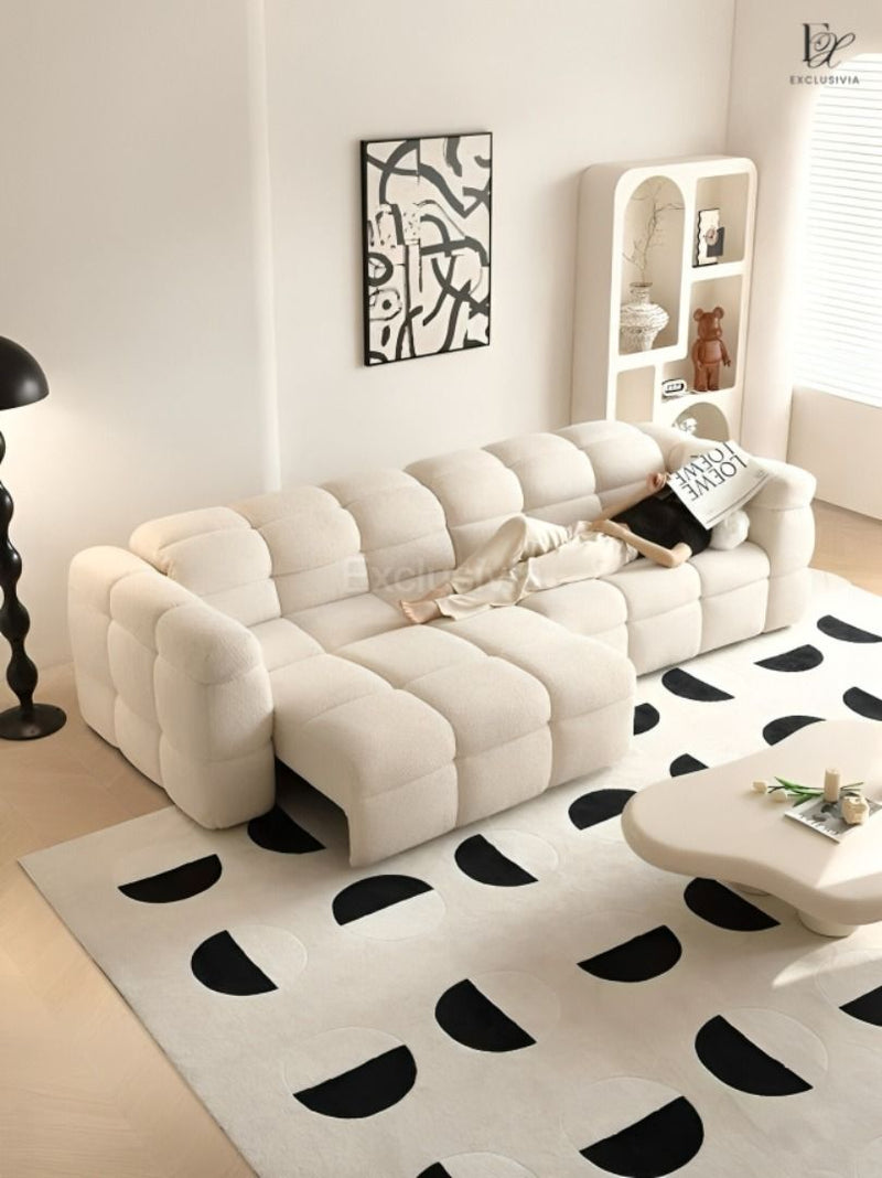 MILER Modern Electric Motorised Boucle Sofa - Exclusivia