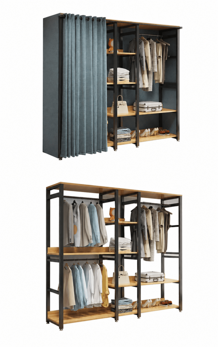 Milo Open Concept Wardrobe - Exclusivia