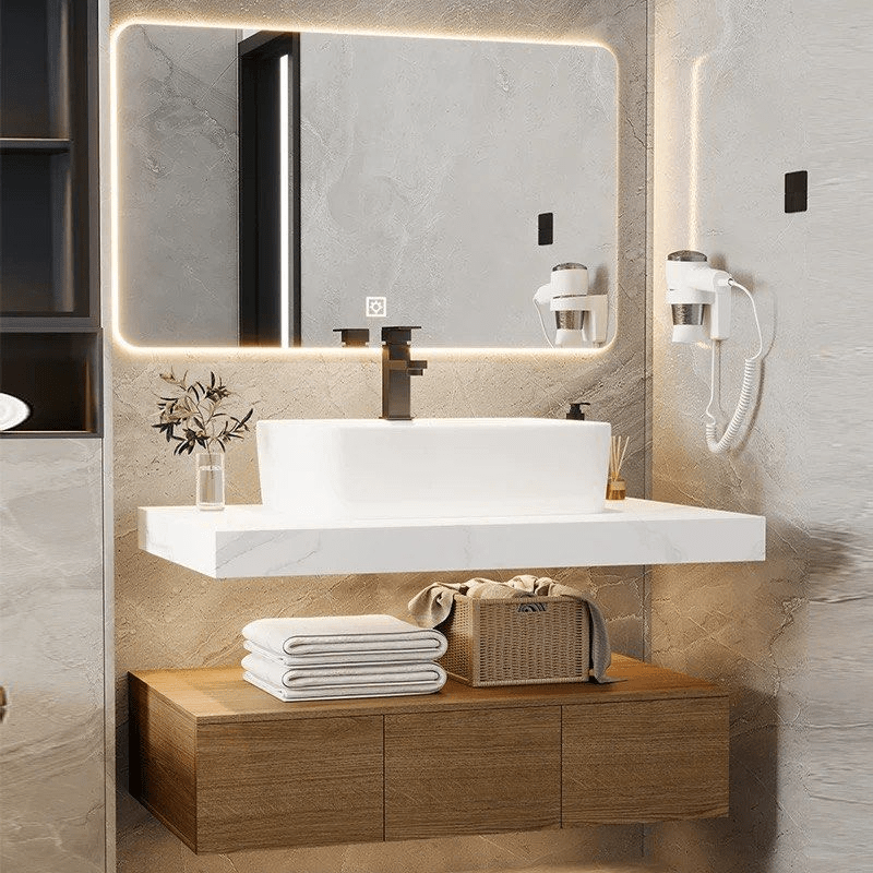 Mira Modern Sintered Stone Vanity Sink - Exclusivia