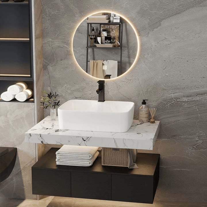 Mira Modern Sintered Stone Vanity Sink - Exclusivia