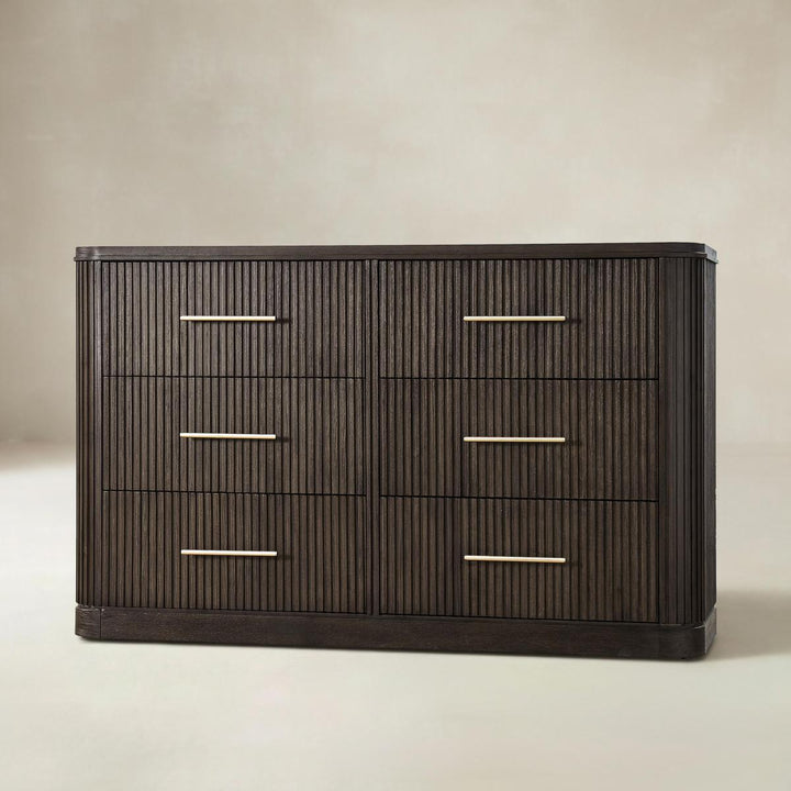 Moduline Wood 6 - Drawer Dresser - Exclusivia