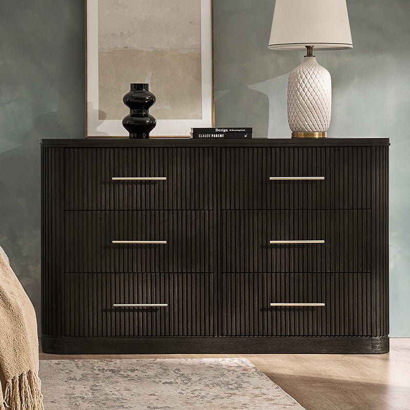 Moduline Wood 6 - Drawer Dresser - Exclusivia