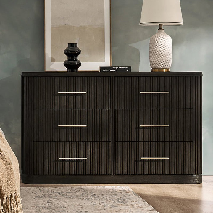 Moduline Wood 6 - Drawer Dresser - Exclusivia