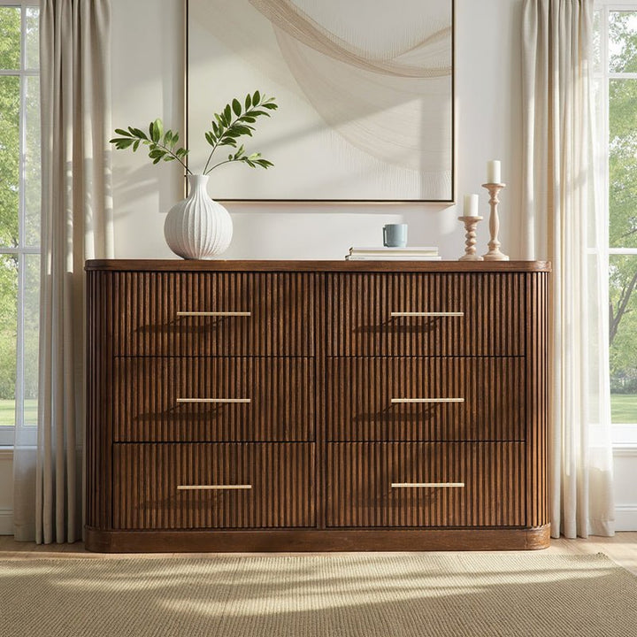 Moduline Wood 6 - Drawer Dresser - Exclusivia