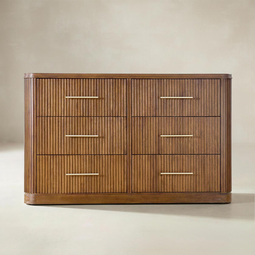 Moduline Wood 6 - Drawer Dresser - Exclusivia