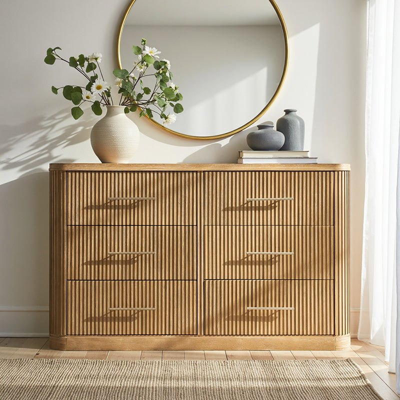 Moduline Wood 6 - Drawer Dresser - Exclusivia
