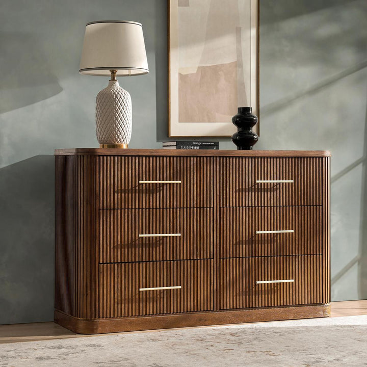 Moduline Wood 6 - Drawer Dresser - Exclusivia