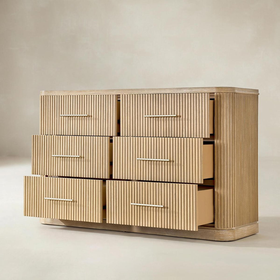 Moduline Wood 6 - Drawer Dresser - Exclusivia