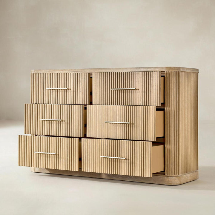 Moduline Wood 6 - Drawer Dresser - Exclusivia